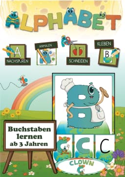 Alphabet Lernheft A bis Z Ansicht 1