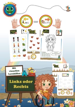 Links und Rechts Übungsheft Ansicht 1