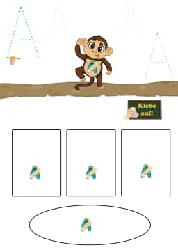 Kindergartenheft Buchstaben zuordnen Ansicht 2