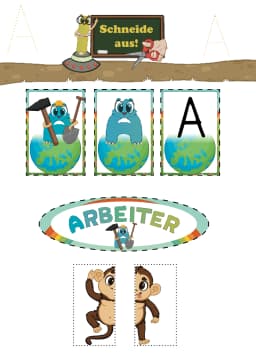 Kindergartenheft Buchstaben zuordnen Ansicht 3