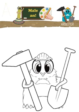 Kindergartenheft Buchstaben zuordnen Ansicht 4