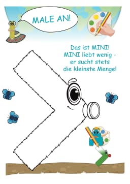 Größer und Kleiner mit Mini im Zahlenraum 3 Ansicht 3