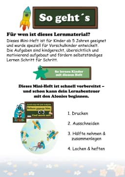 Vorschulheft ab 5 Jahren Ansicht 2